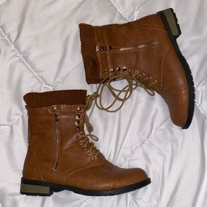 Brown boots!